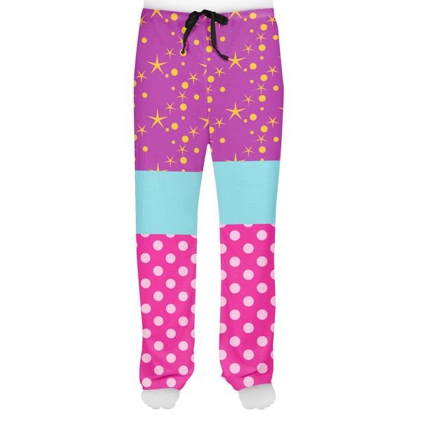 Sparkle & Dots Men's Pjs Front - on model