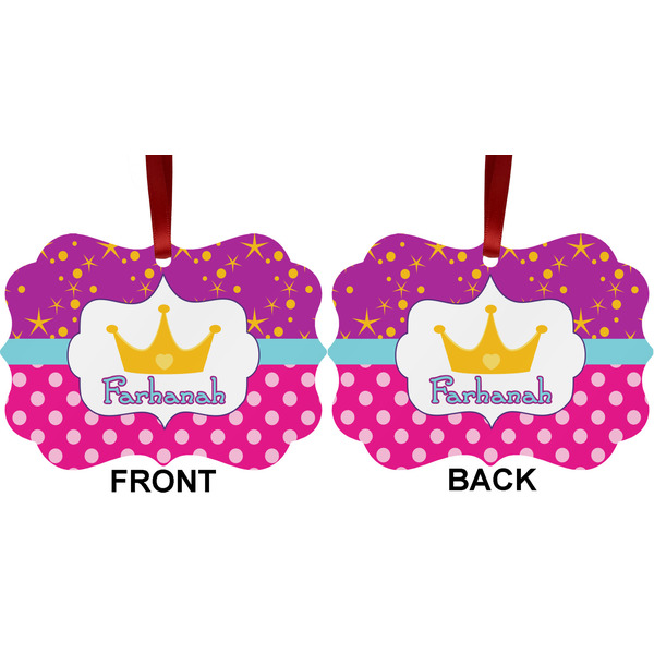 Sparkle & Dots Metal Benilux Ornament - Front and Back (APPROVAL)