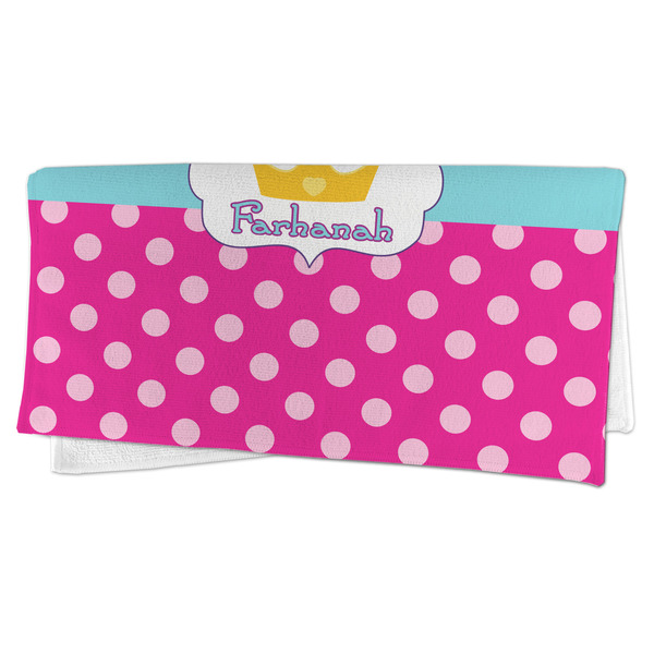 Sparkle & Dots Microfiber Dish Rag - FOLDED (half)
