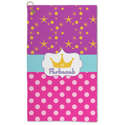 Sparkle & Dots Microfiber Golf Towel (Personalized)
