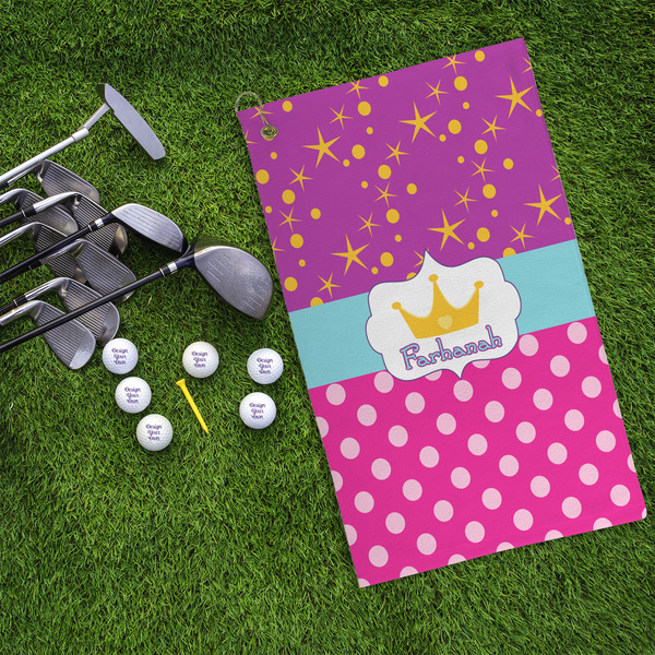 Sparkle & Dots Microfiber Golf Towels - LIFESTYLE