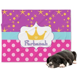 Sparkle & Dots Dog Blanket (Personalized)