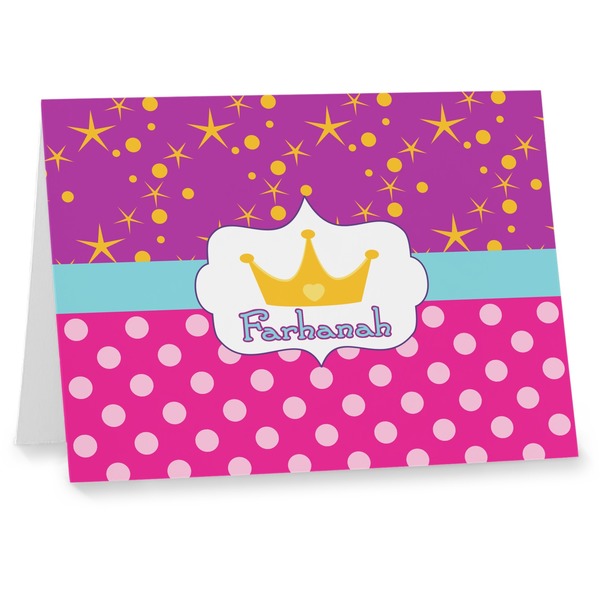 Custom Sparkle & Dots Note cards (Personalized)