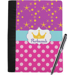 Sparkle & Dots Notebook Padfolio - Large w/ Name or Text