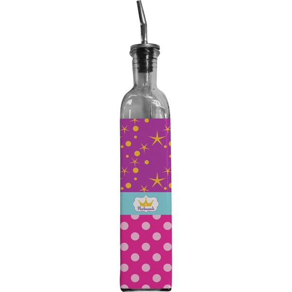 Custom Sparkle & Dots Oil Dispenser Bottle (Personalized)