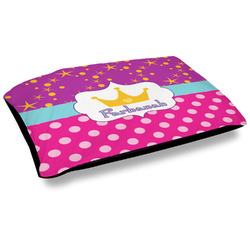 Sparkle & Dots Dog Bed w/ Name or Text