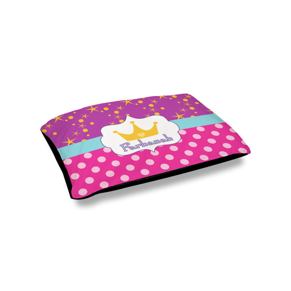 Custom Sparkle & Dots Outdoor Dog Bed - Small (Personalized)