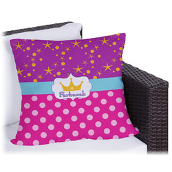 Sparkle & Dots Outdoor Pillow (Personalized)