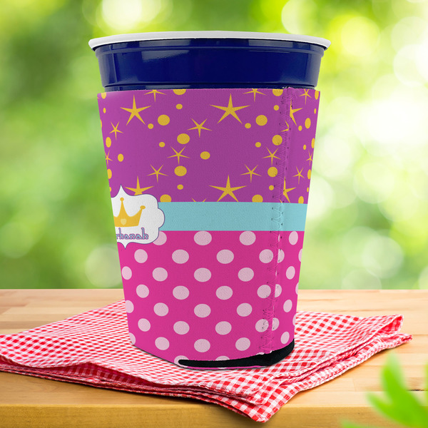 Sparkle & Dots Party Cup Sleeves - with bottom - Lifestyle