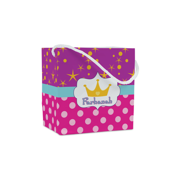 Custom Sparkle & Dots Party Favor Gift Bags - Gloss (Personalized)