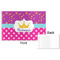Sparkle & Dots Disposable Paper Placemat - Front & Back