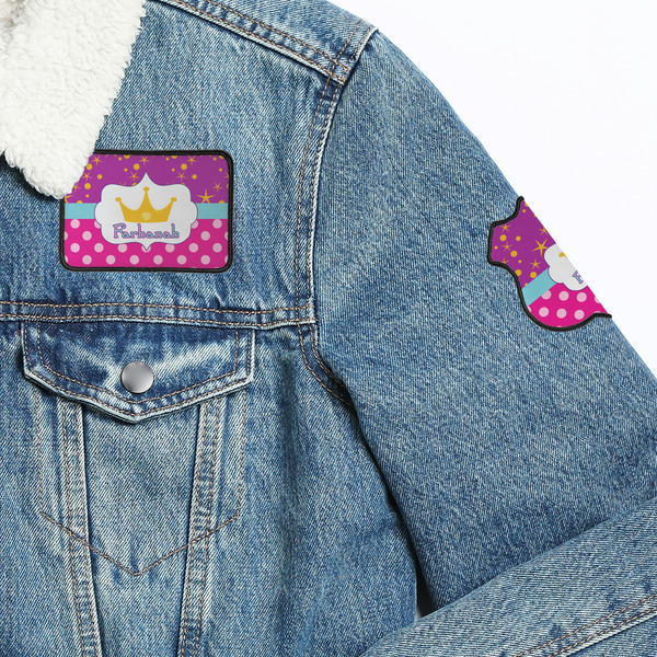 Sparkle & Dots Patches Lifestyle Jean Jacket Detail