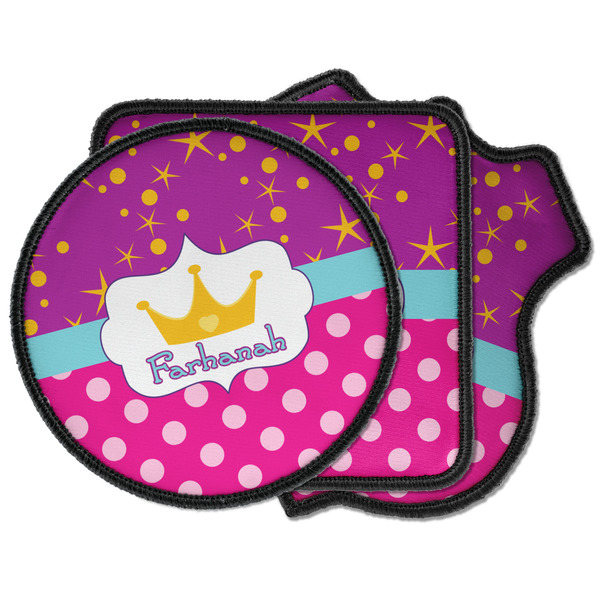 Custom Sparkle & Dots Iron on Patches (Personalized)