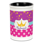 Sparkle & Dots Ceramic Pencil Holders - Black