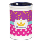 Sparkle & Dots Ceramic Pencil Holders - Blue