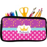 Sparkle & Dots Neoprene Pencil Case - Small w/ Name or Text