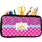 Sparkle & Dots Neoprene Pencil Case - Small w/ Name or Text