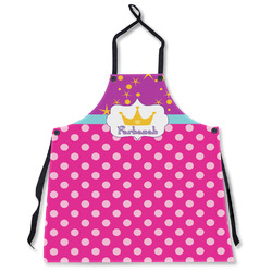 Sparkle & Dots Apron Without Pockets w/ Name or Text