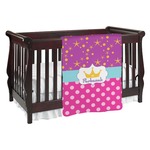 Sparkle & Dots Baby Blanket (Single Sided) (Personalized)