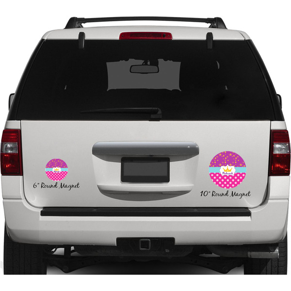 Sparkle & Dots Personalized Car Magnets on Ford Explorer