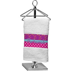 Sparkle & Dots Cotton Finger Tip Towel (Personalized)