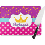 Sparkle & Dots Rectangular Glass Cutting Board (Personalized)