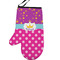 Sparkle & Dots Personalized Oven Mitt - Left