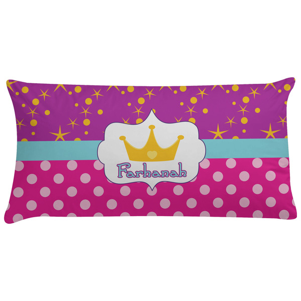 Custom Sparkle & Dots Pillow Case - King w/ Name or Text