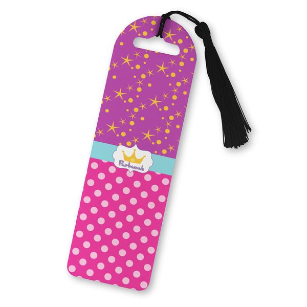 Custom Sparkle & Dots Plastic Bookmark (Personalized)