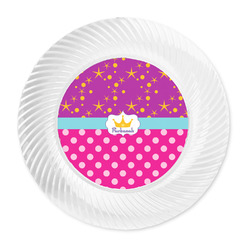 Sparkle & Dots Plastic Party Dinner Plates - 10" (Personalized)