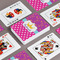 Sparkle & Dots Playing Cards - Front & Back View