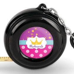 Sparkle & Dots Pocket Tape Measure - 6 Ft w/ Carabiner Clip (Personalized)