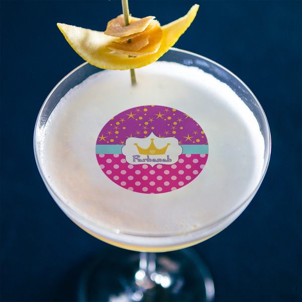 Sparkle & Dots Printed Drink Topper - Small - In Context