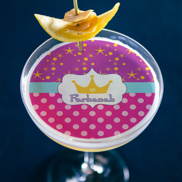 Sparkle & Dots Printed Drink Topper - XLarge - In Context