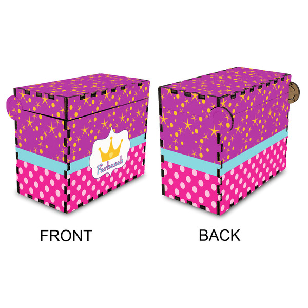 Sparkle & Dots Recipe Box - Full Color - Approval