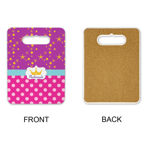 Sparkle & Dots Rectangle Trivet with Handle - APPROVAL