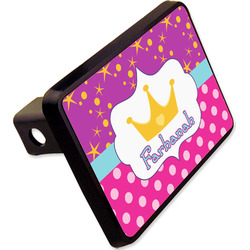 Sparkle & Dots Rectangular Trailer Hitch Cover - 2" w/ Name or Text