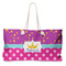 Sparkle & Dots Large Tote Bag with Rope Handles (Personalized)