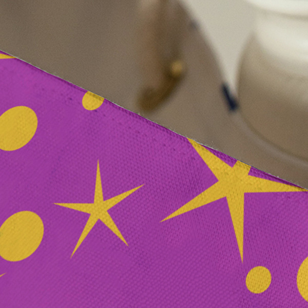 Sparkle & Dots Large Rope Tote - Close Up View