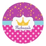 Sparkle & Dots Round Decal - Small (Personalized)
