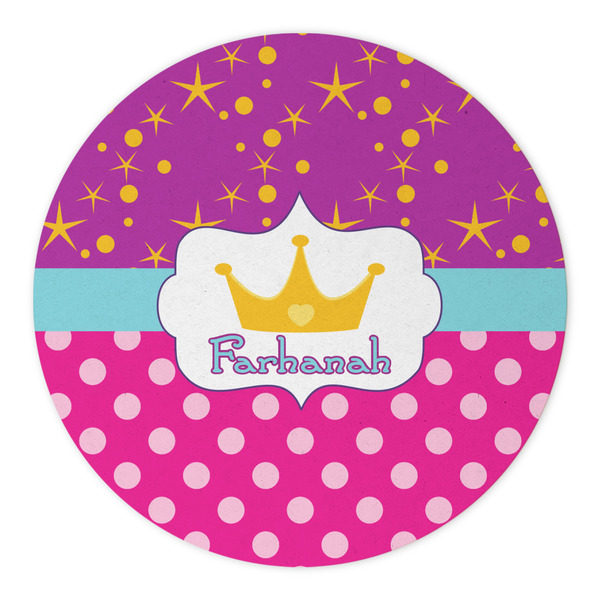 Sparkle & Dots Round Paper Coaster - Approval