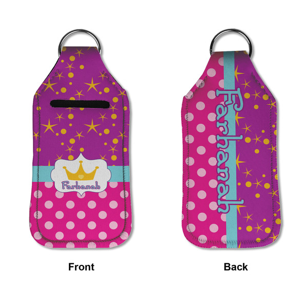 Sparkle & Dots Sanitizer Holder Keychain - Large APPROVAL (Flat)