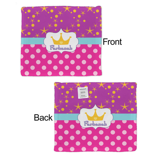 Sparkle & Dots Security Blanket - Front & Back View