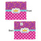 Sparkle & Dots Security Blanket - Front & Back View