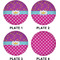 Sparkle & Dots Set of Lunch / Dinner Plates (Approval)
