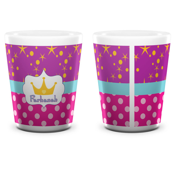 Sparkle & Dots Shot Glass - White - APPROVAL