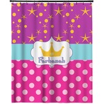 Sparkle & Dots Extra Long Shower Curtain - 70"x84" (Personalized)