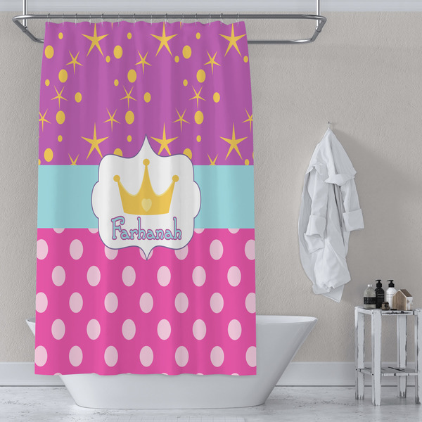 Sparkle & Dots Shower Curtain Lifestyle