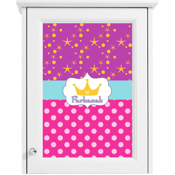 Sparkle & Dots Single White Cabinet Decal