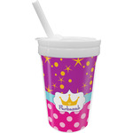Sparkle & Dots Sippy Cup with Straw (Personalized)